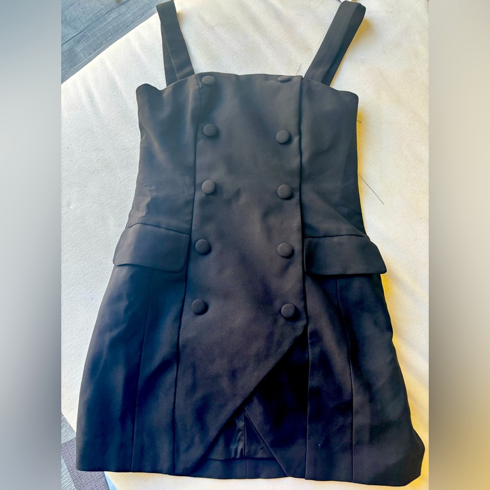 Black Tuxedo skort dress